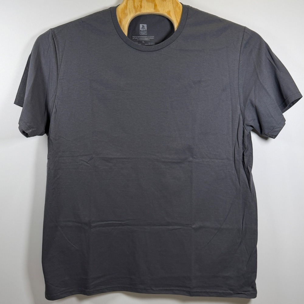 Basic Gray Official Playstation T-Shirt XL Men's Short Sleeve NWOT